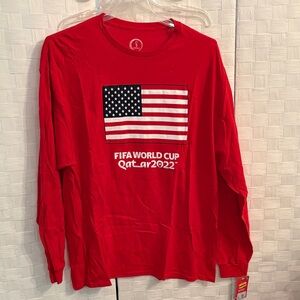 FIFA World Cup Qatar 2022 Red Long Sleeve Shirt